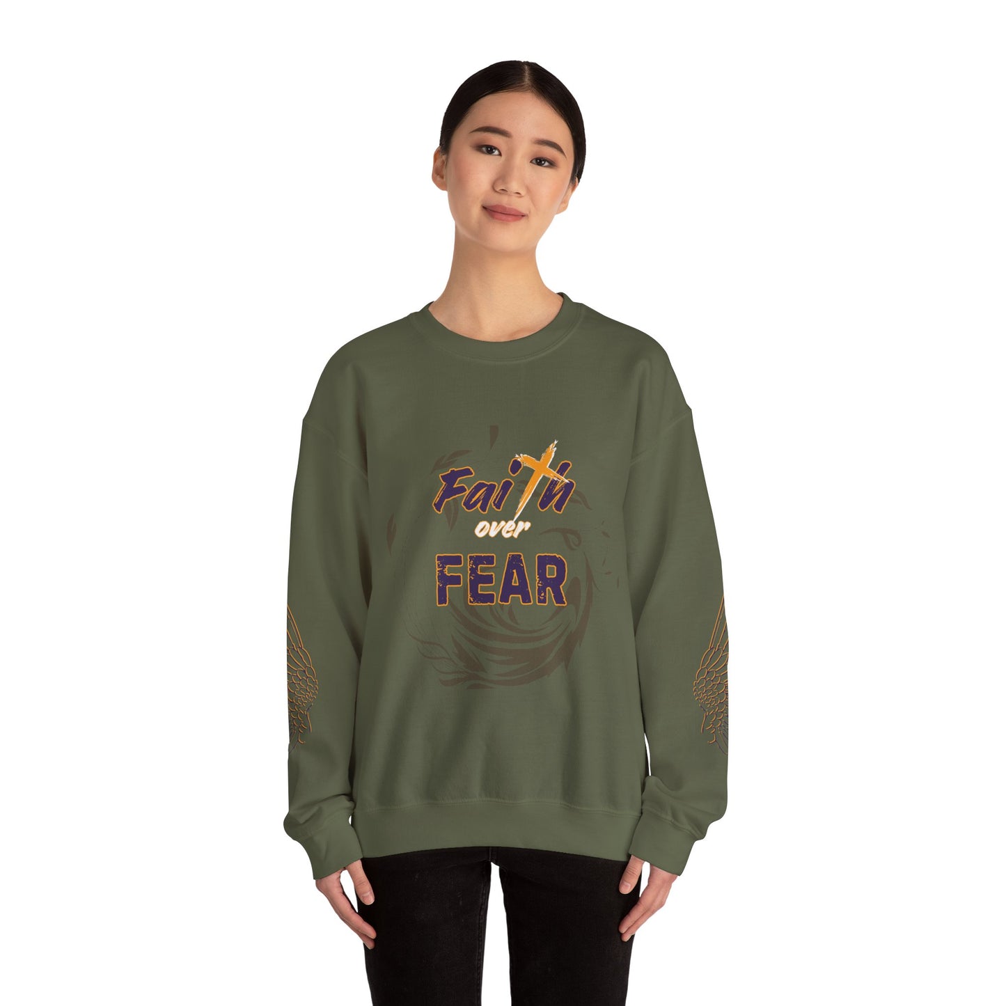 Faith Over Fear Crewneck Sweatshirt