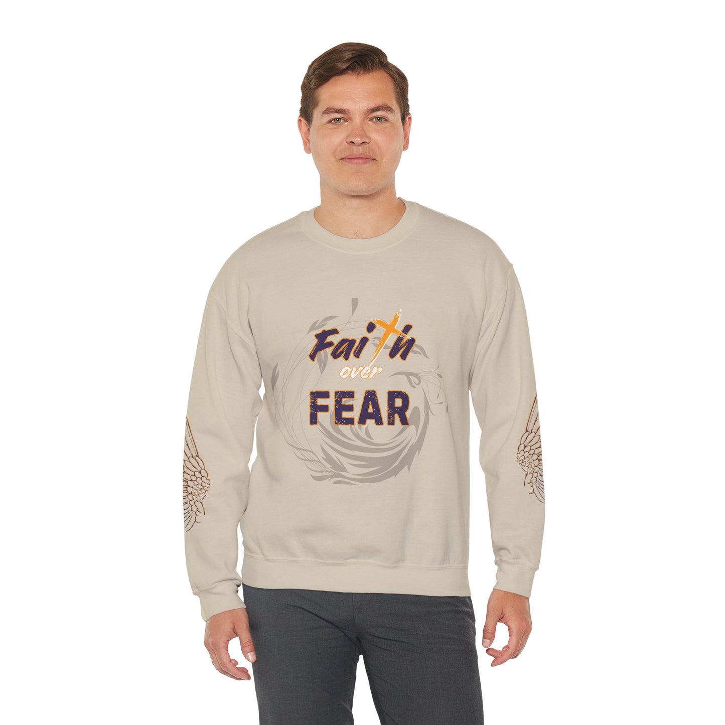 Faith Over Fear Crewneck Sweatshirt