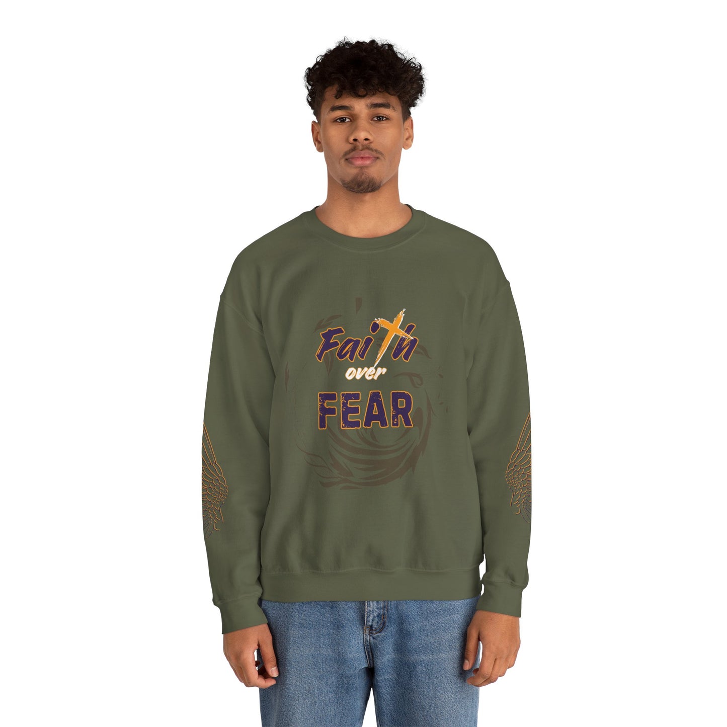 Faith Over Fear Crewneck Sweatshirt