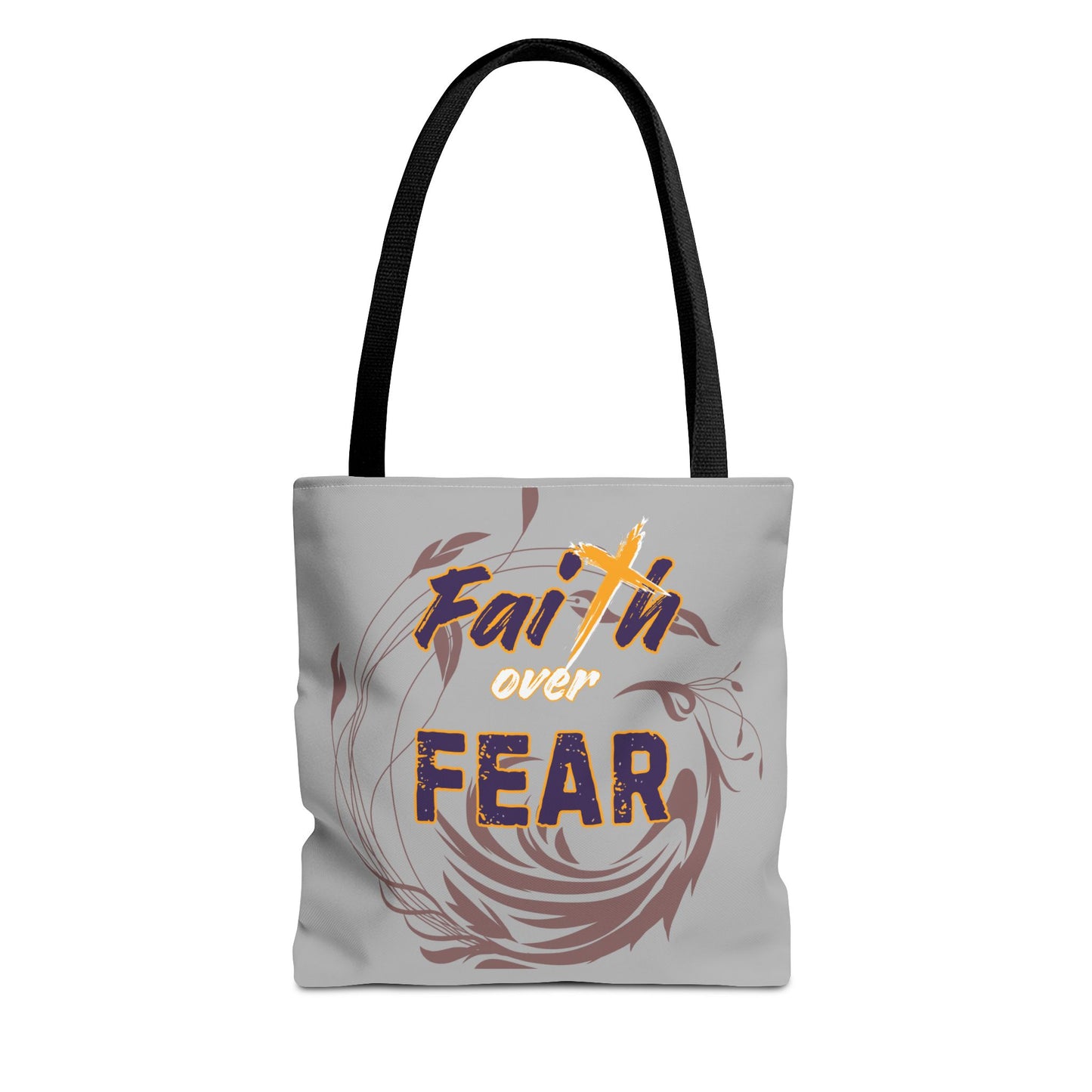 Inspirational Faith Over Fear Tote Bag