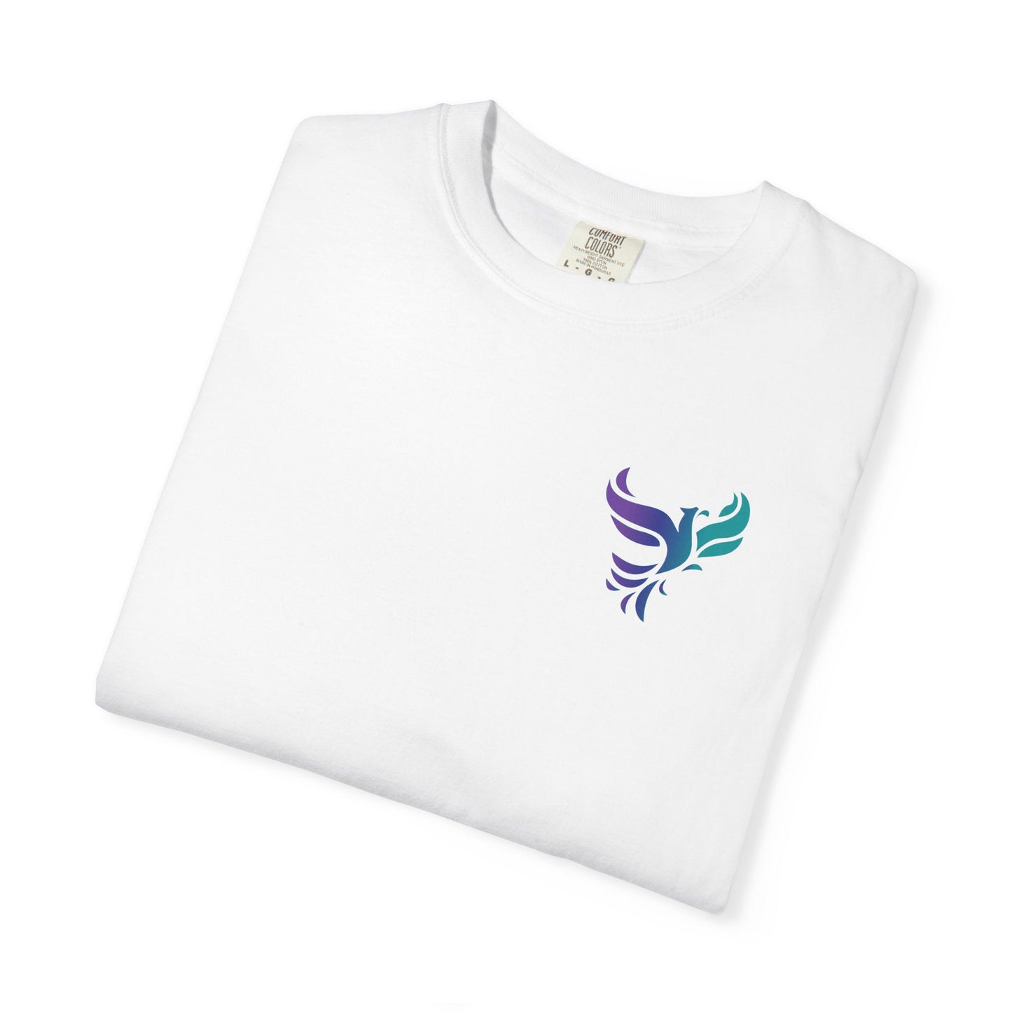 Rise and Thrive Suicide Prevention Shirt | Teal & Purple Phoenix Mental Health Awareness Tee | Romans 5:3–5