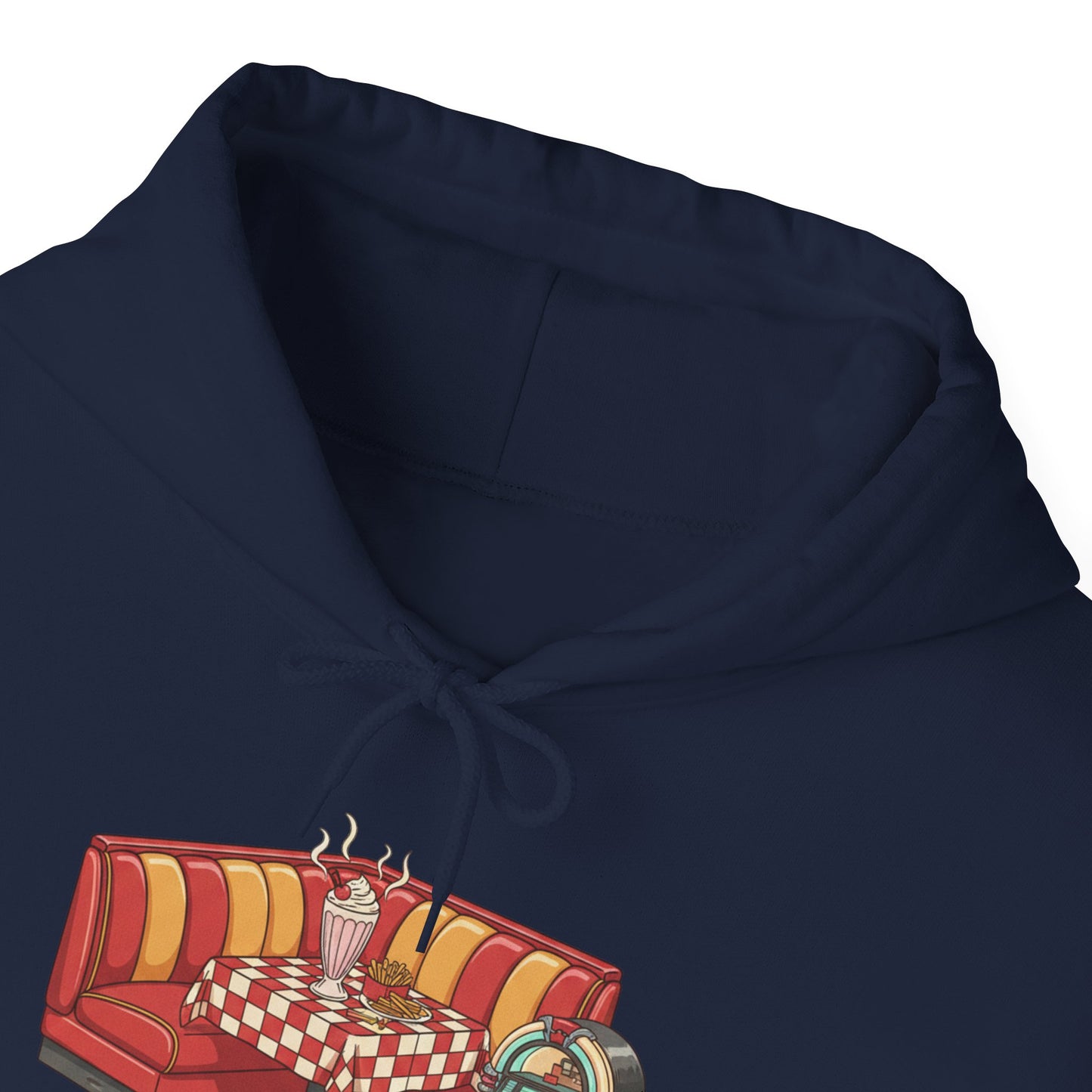 Good Food and Bad Decisions, Matchbook Diner Logo Hoodie | retro diner shirt, matchbook graphic