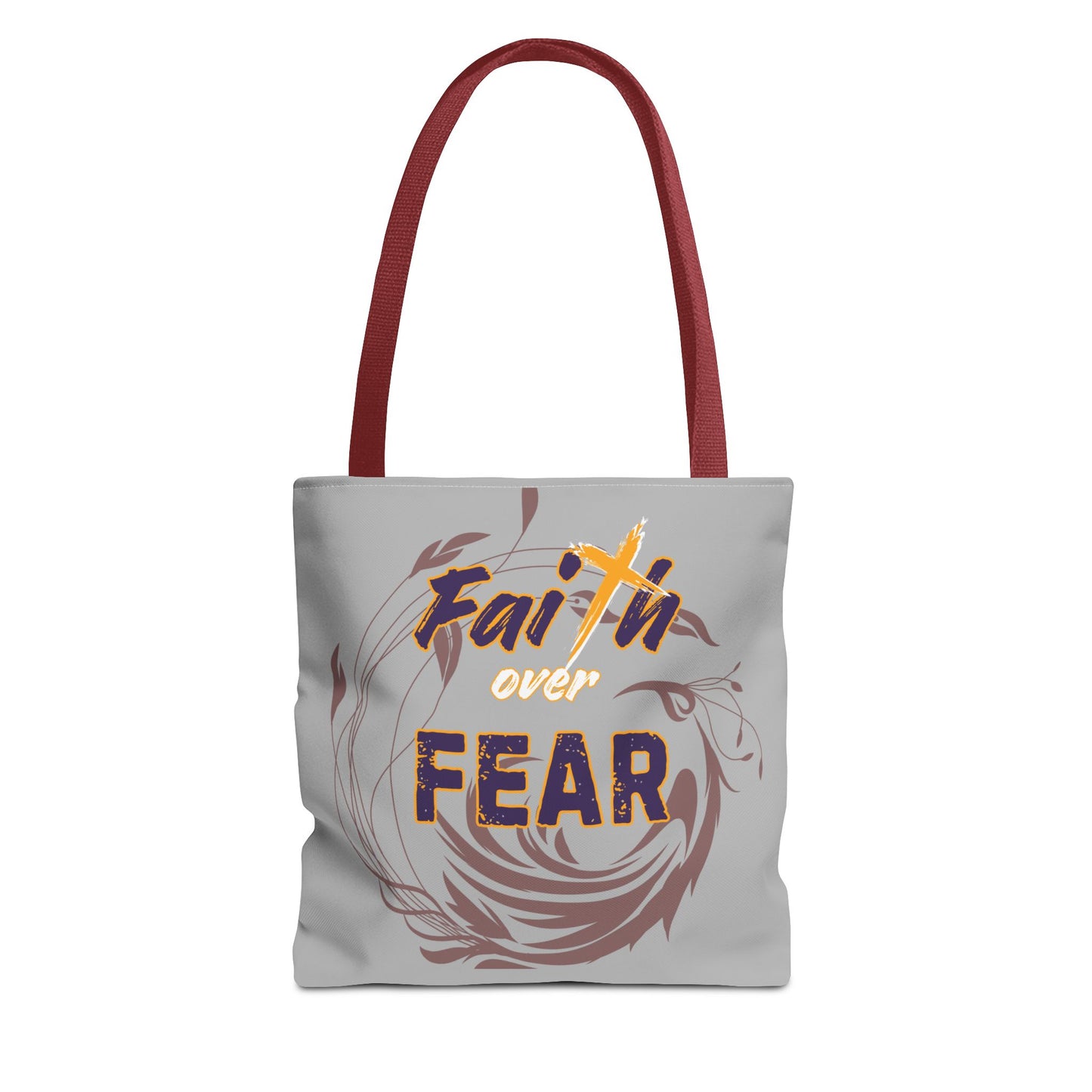 Inspirational Faith Over Fear Tote Bag