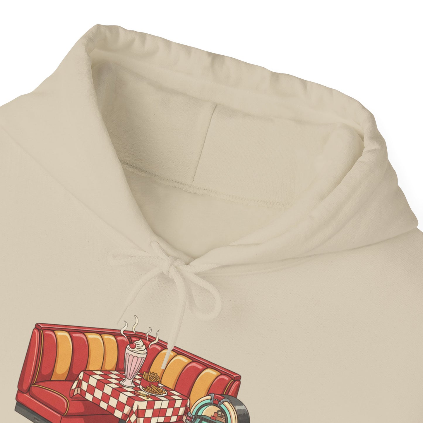 Good Food and Bad Decisions, Matchbook Diner Logo Hoodie | retro diner shirt, matchbook graphic