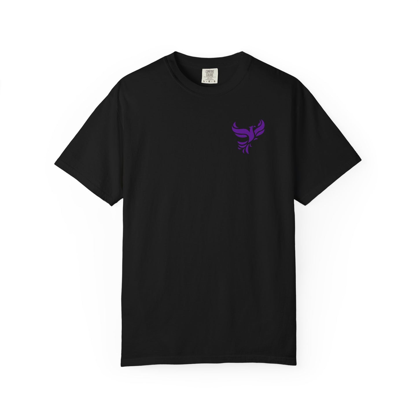 Rise and Thrive Domestic Violence Awareness Shirt | Purple Phoenix Survivor & Supporter Tee | Romans 5:3–5