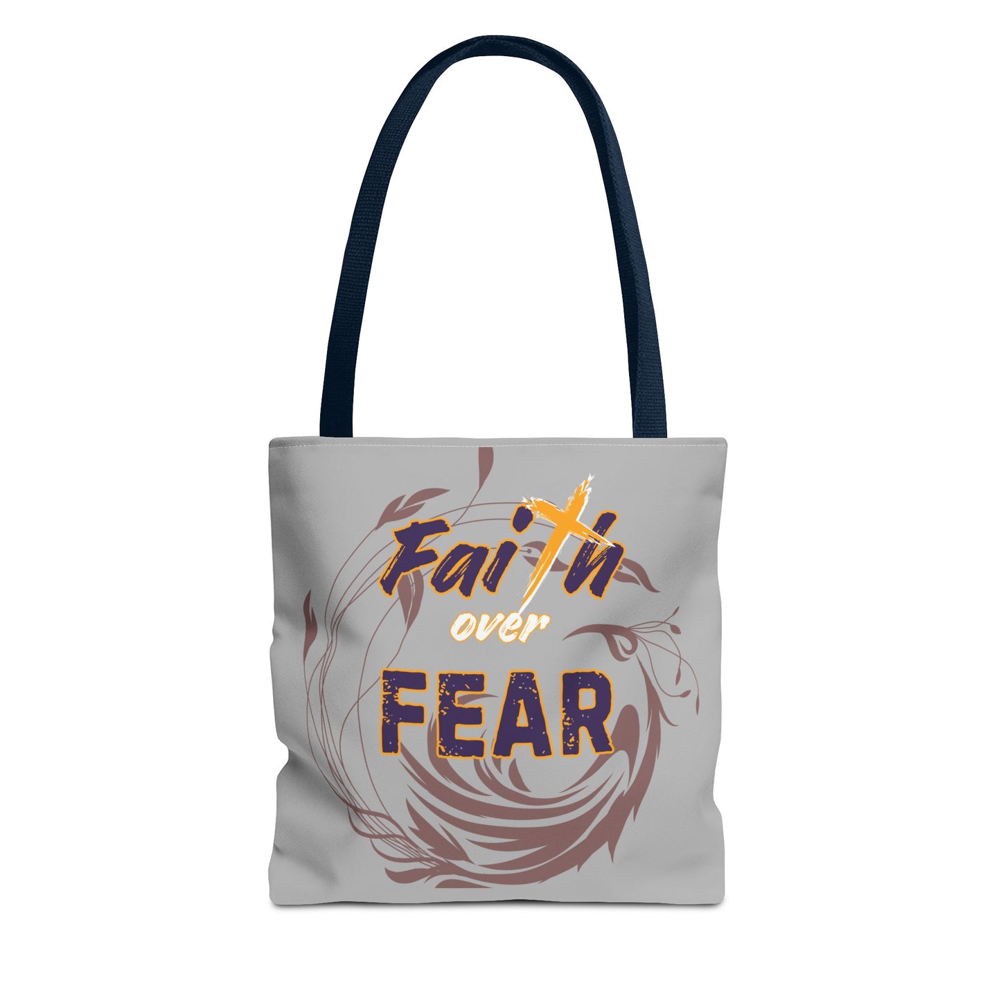 Inspirational Faith Over Fear Tote Bag