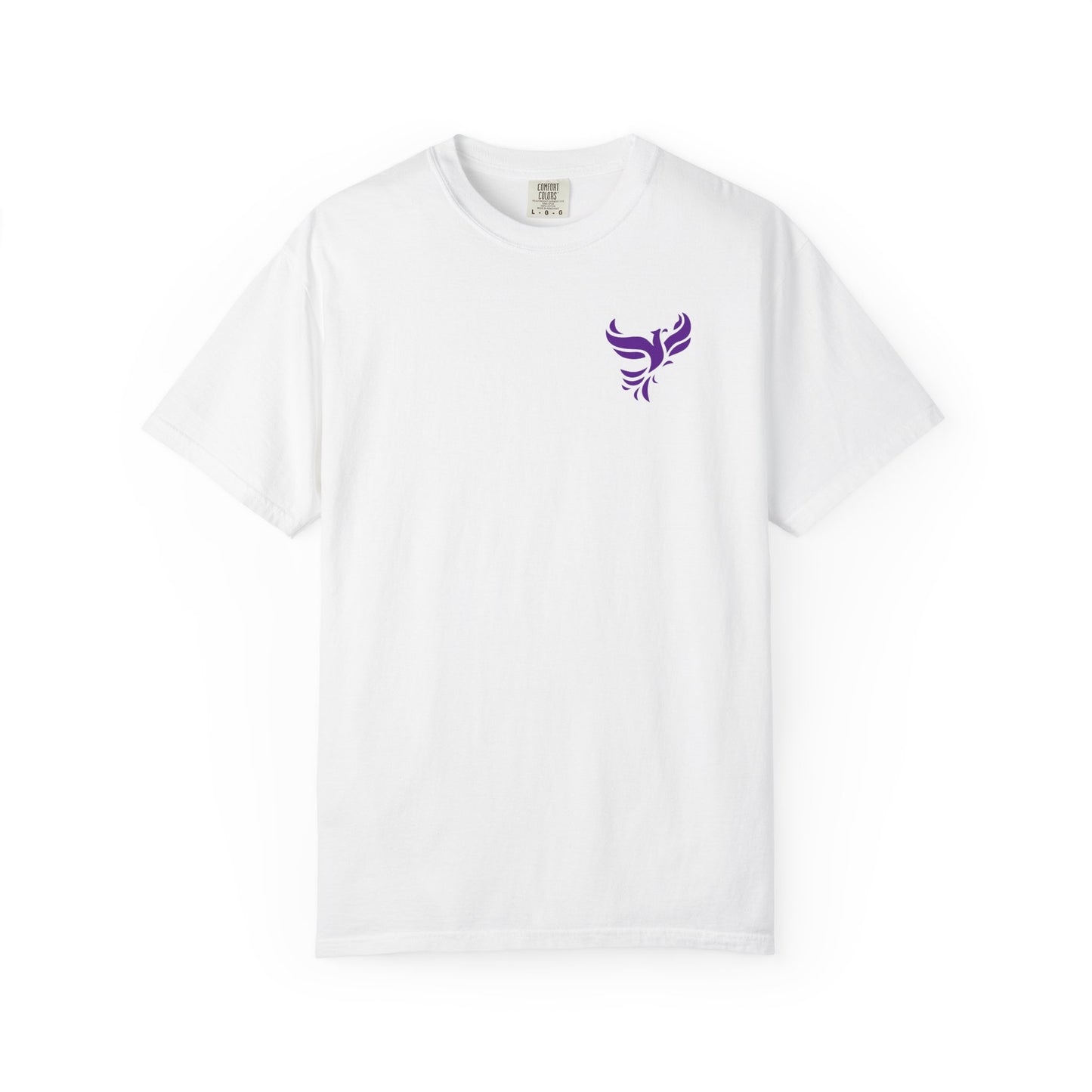 Rise and Thrive Domestic Violence Awareness Shirt | Purple Phoenix Survivor & Supporter Tee | Romans 5:3–5