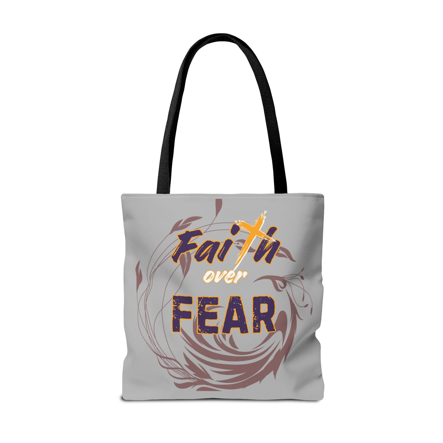 Inspirational Faith Over Fear Tote Bag