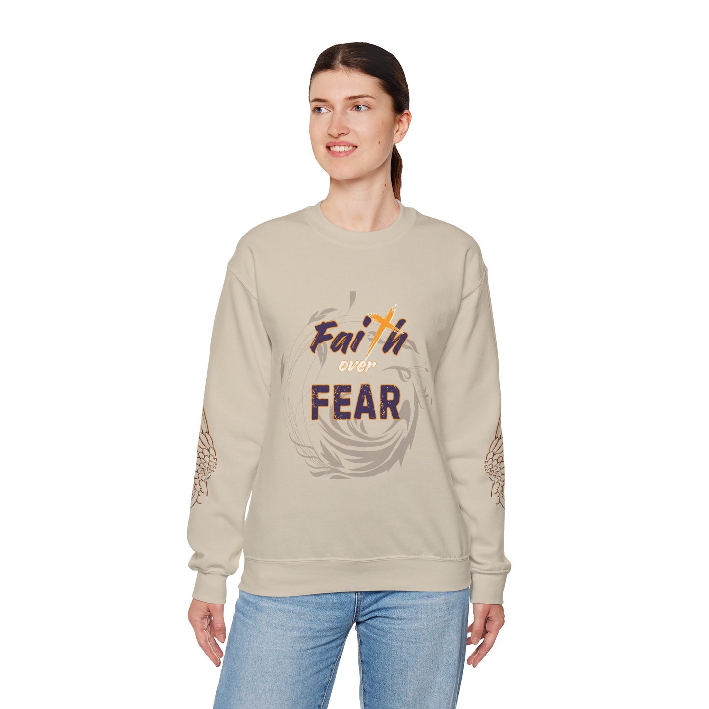 Faith Over Fear Crewneck Sweatshirt