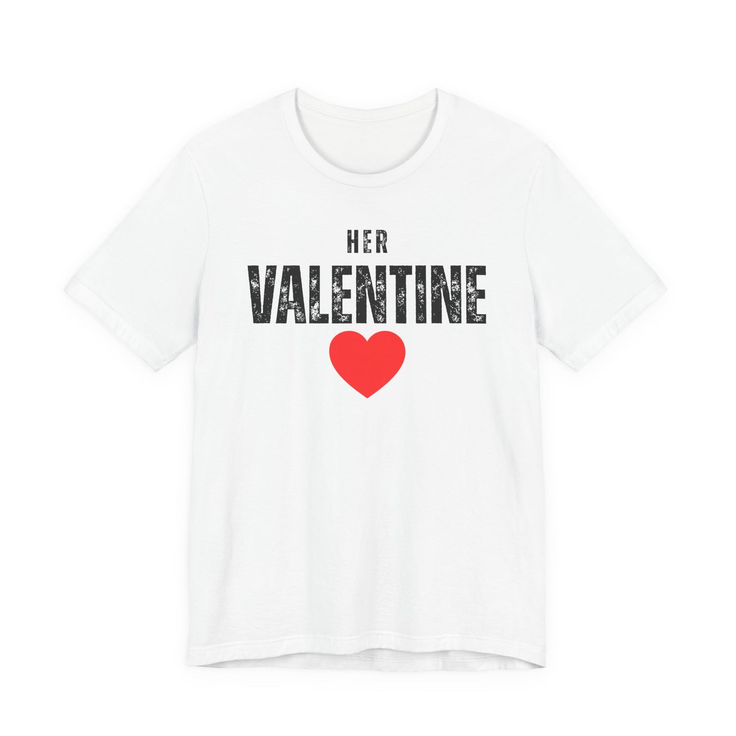 Her Valentine T-Shirt, Valentines Day Shirt for Him, Matching Couple Valentine Shirts, Valentine Gift for Him