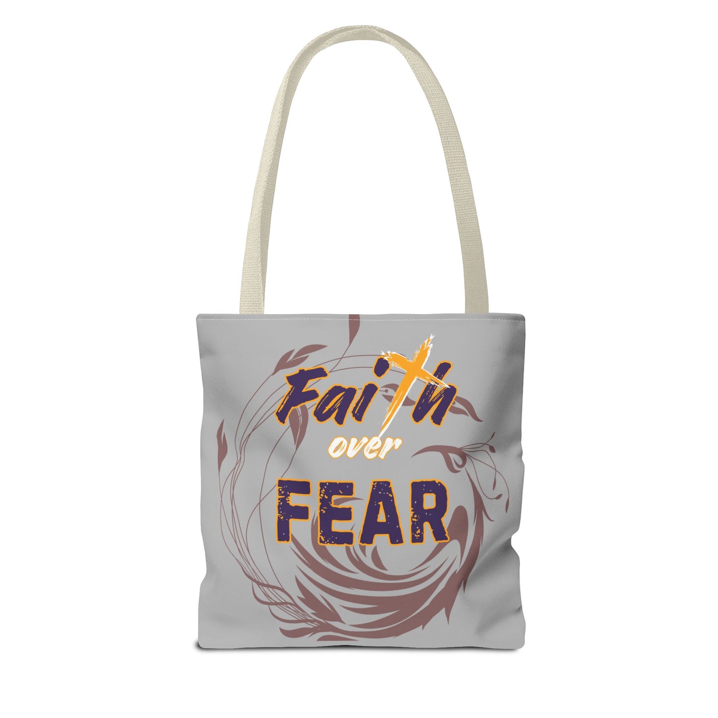 Inspirational Faith Over Fear Tote Bag