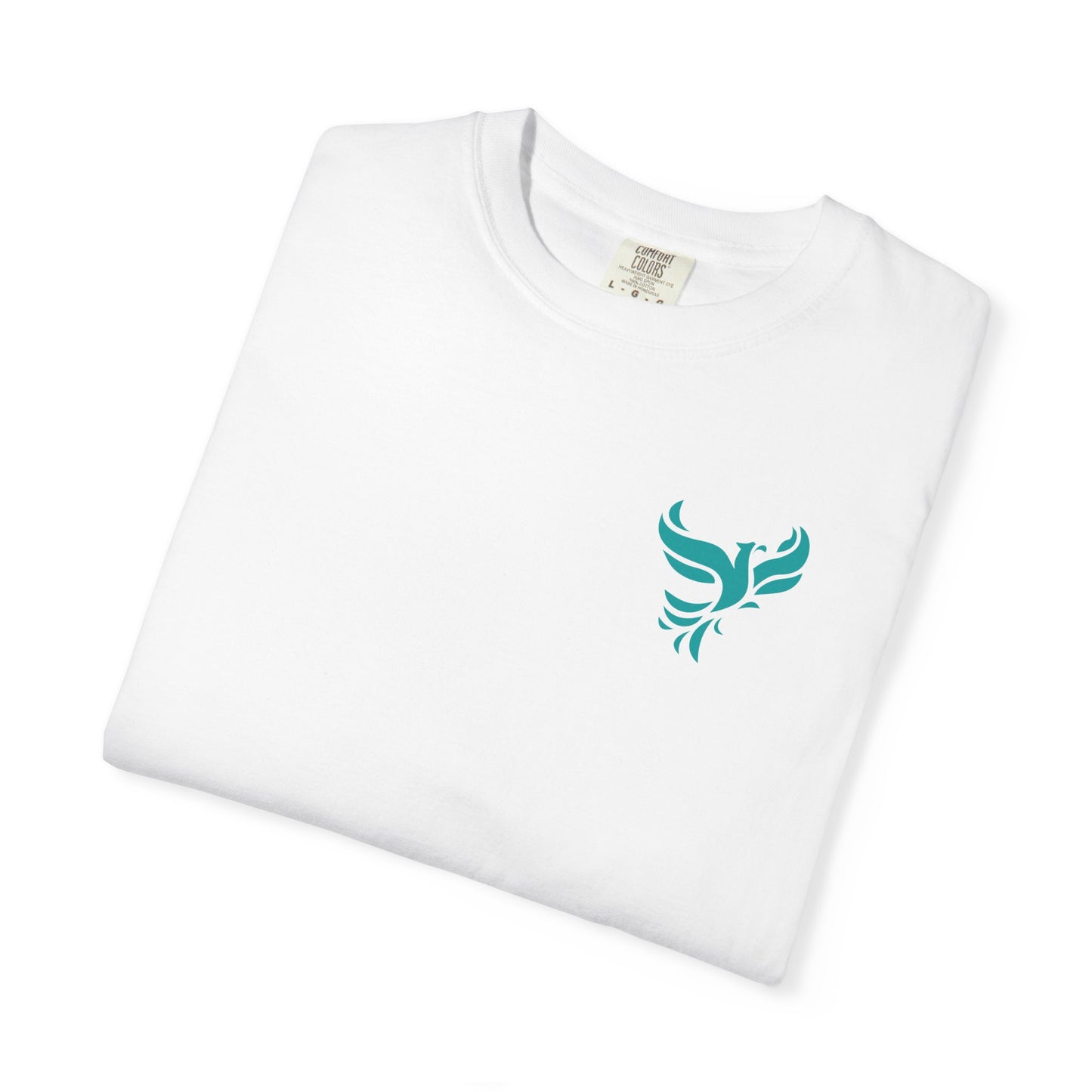 Rise and Thrive Sexual Assault Awareness Shirt | Teal Phoenix Survivor & Supporter Tee | Romans 5:3–5