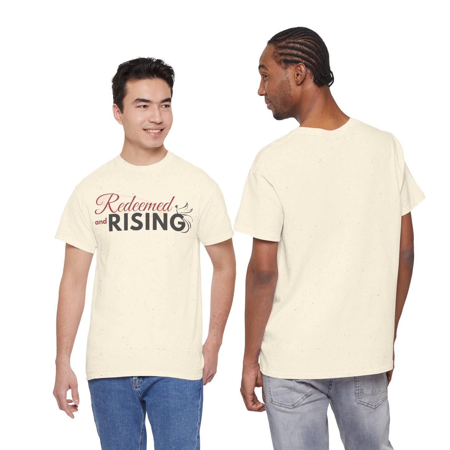 Redeemed and Rising Empowerment Tee — Rise & Thrive Collection