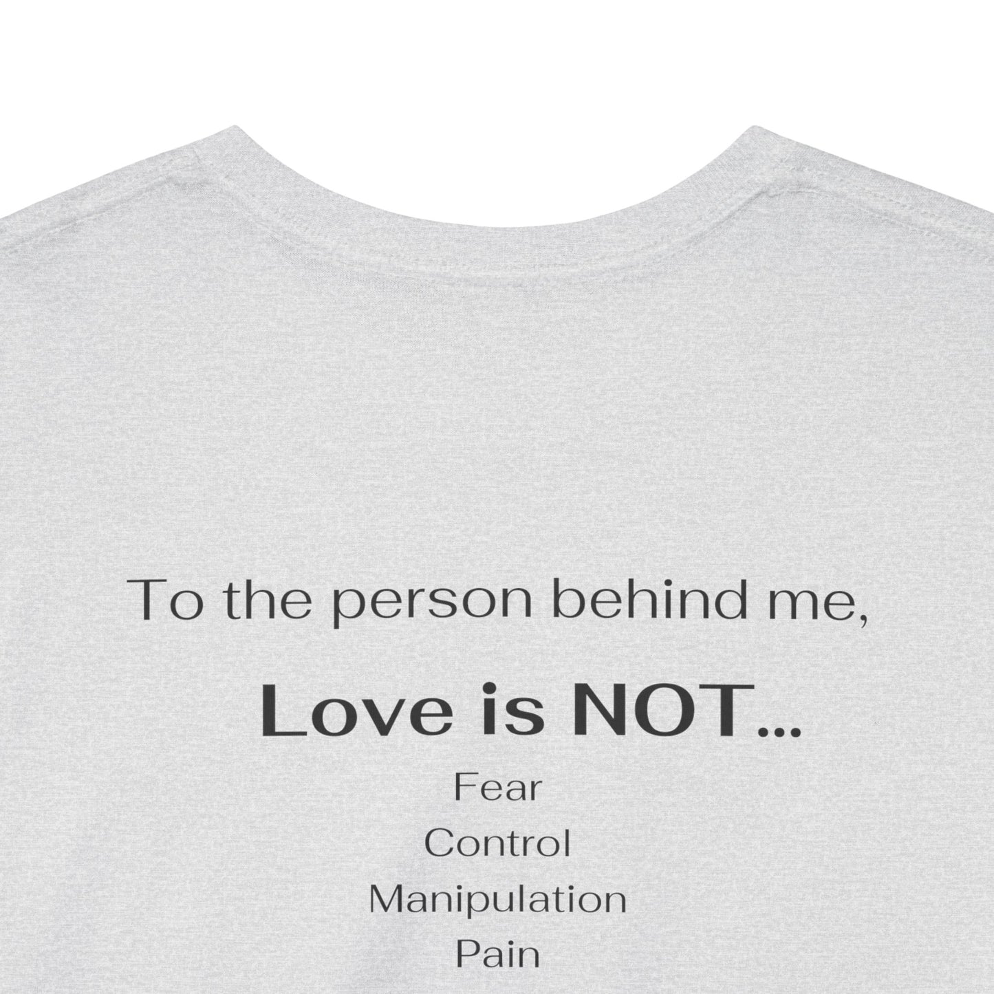 Love is NOT Unisex Heavy Cotton Tee - Motivational T-Shirt for Everyday Wear, Gift for Friends, Inspirational Apparel, Casual Fashion, [...]