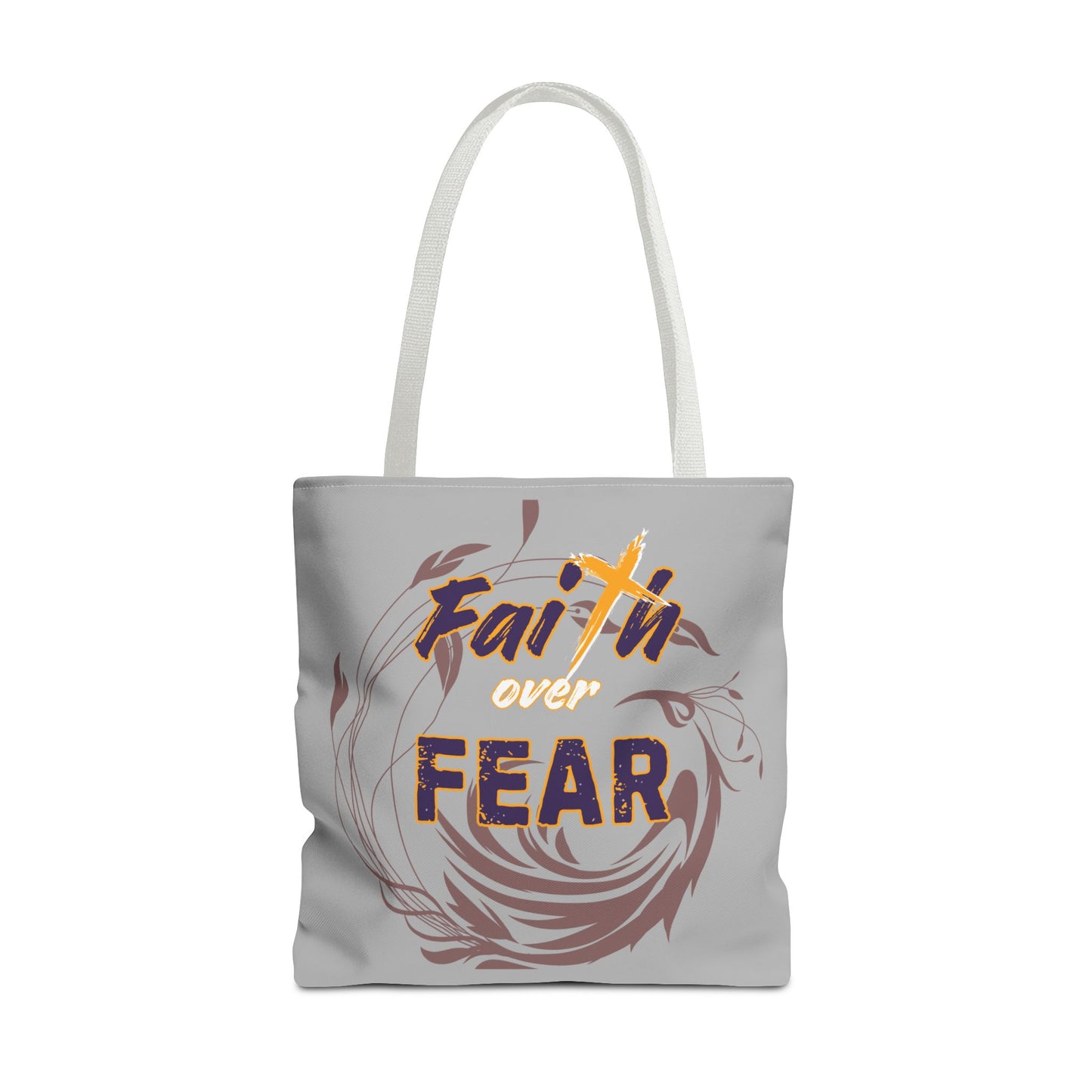 Inspirational Faith Over Fear Tote Bag