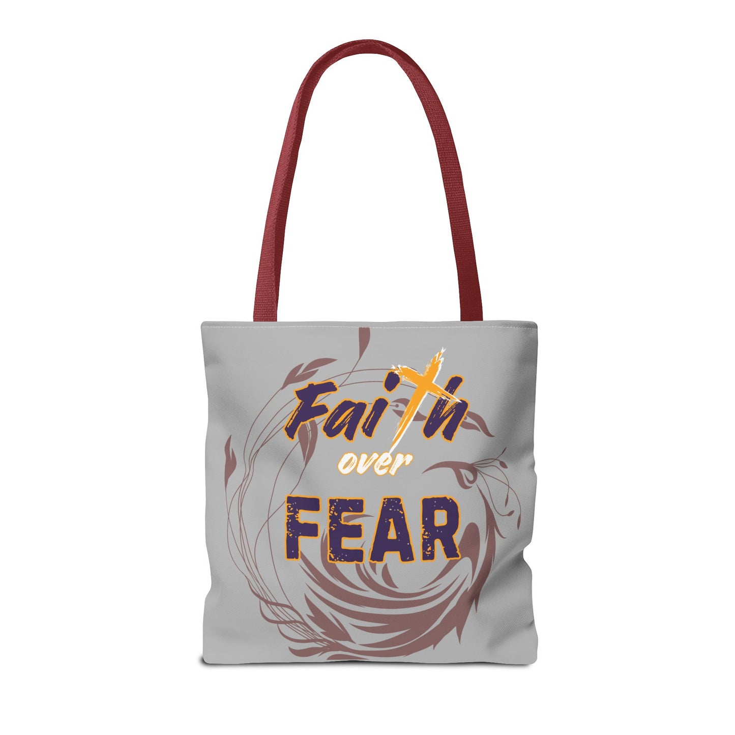 Inspirational Faith Over Fear Tote Bag