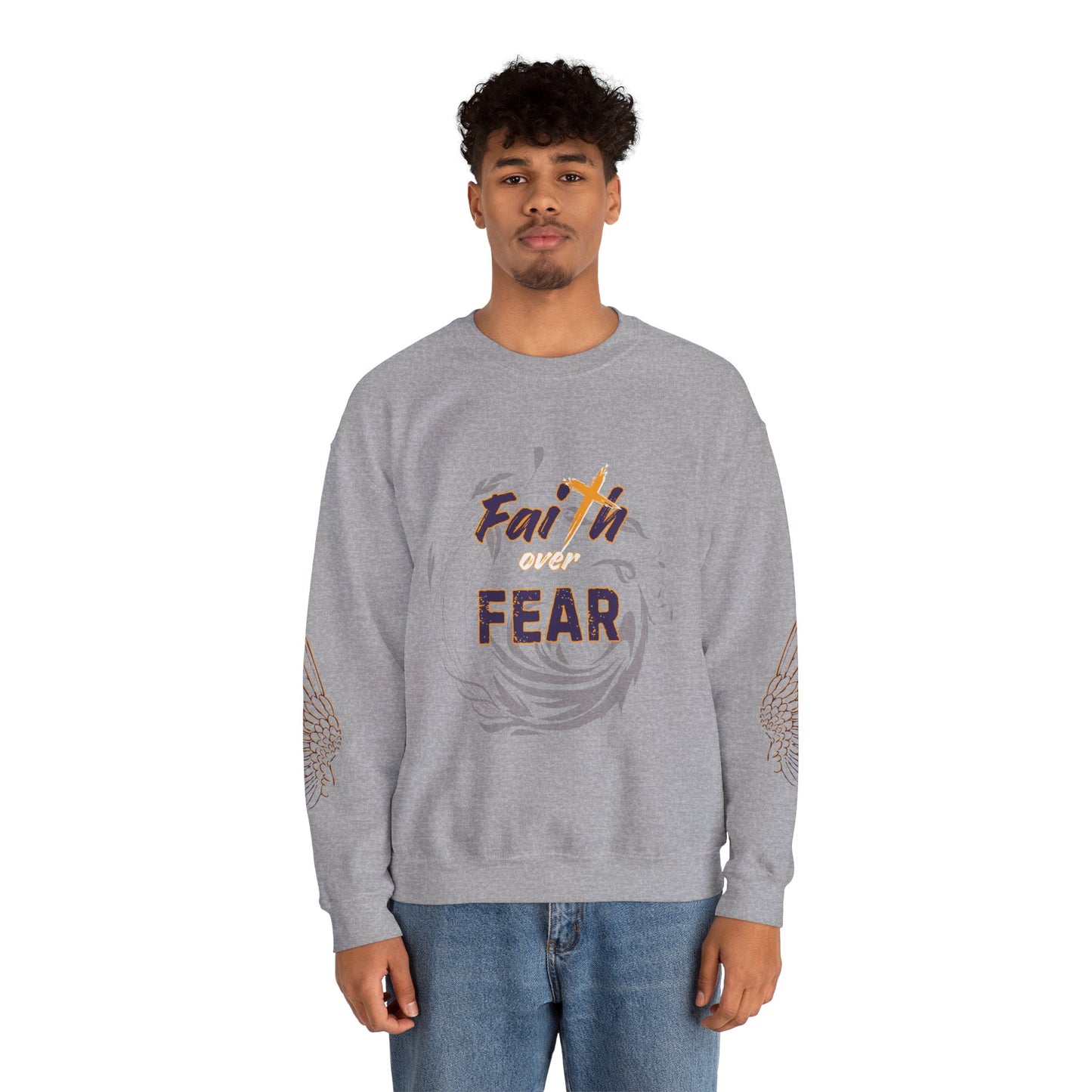 Faith Over Fear Crewneck Sweatshirt