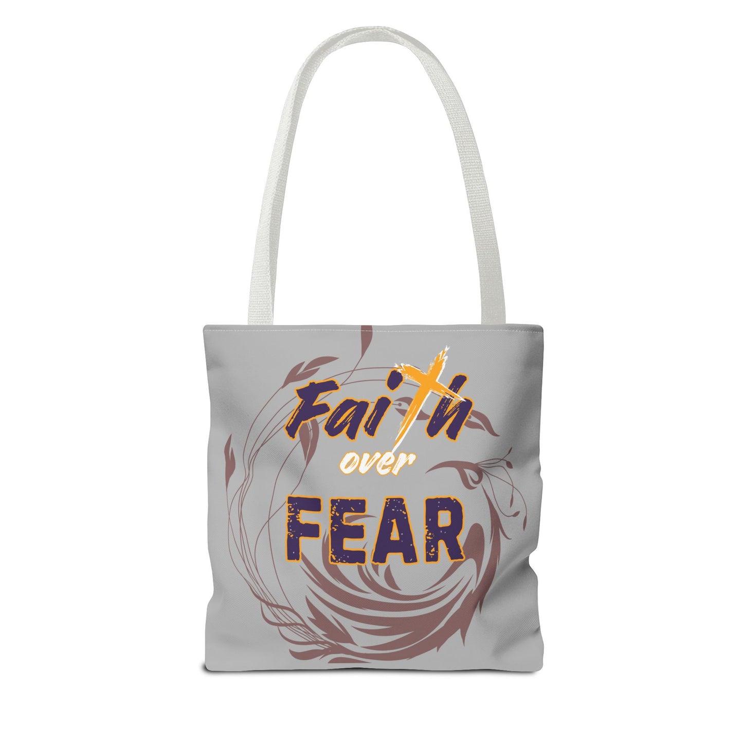 Inspirational Faith Over Fear Tote Bag