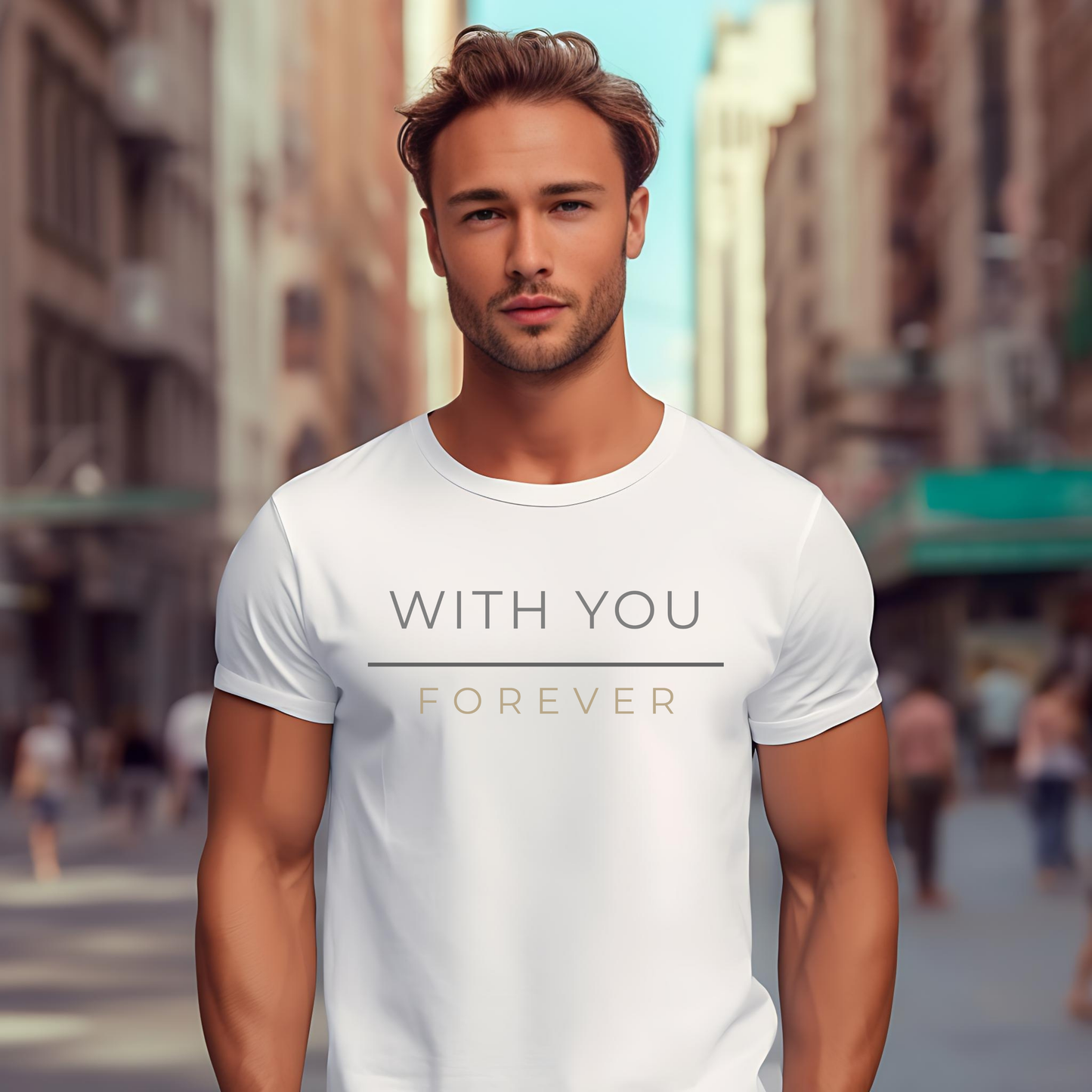 With You Forever Valentine T-Shirt, Valentines Day Shirt for Her, Matching Couple Valentine Shirts, Valentine Gift for Her