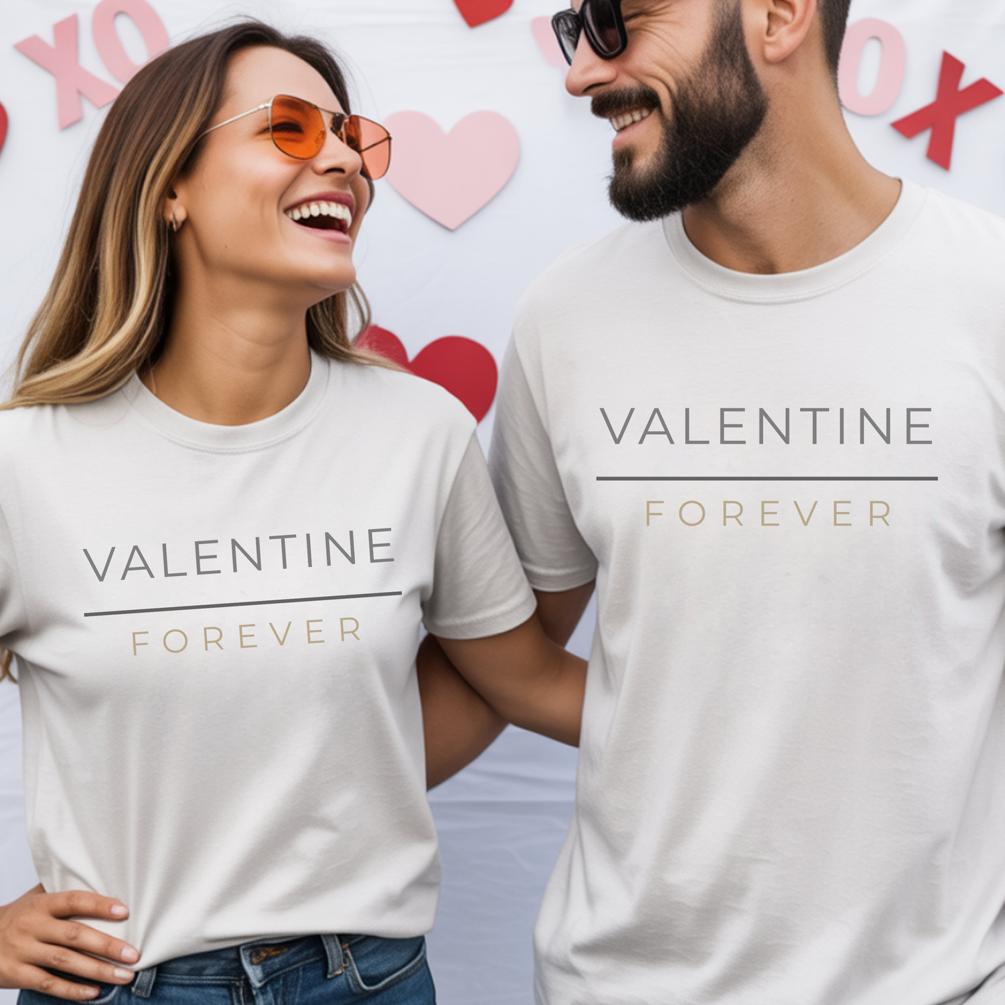 With You Forever Valentine T-Shirt, Valentines Day Shirt for Her, Matching Couple Valentine Shirts, Valentine Gift for Her