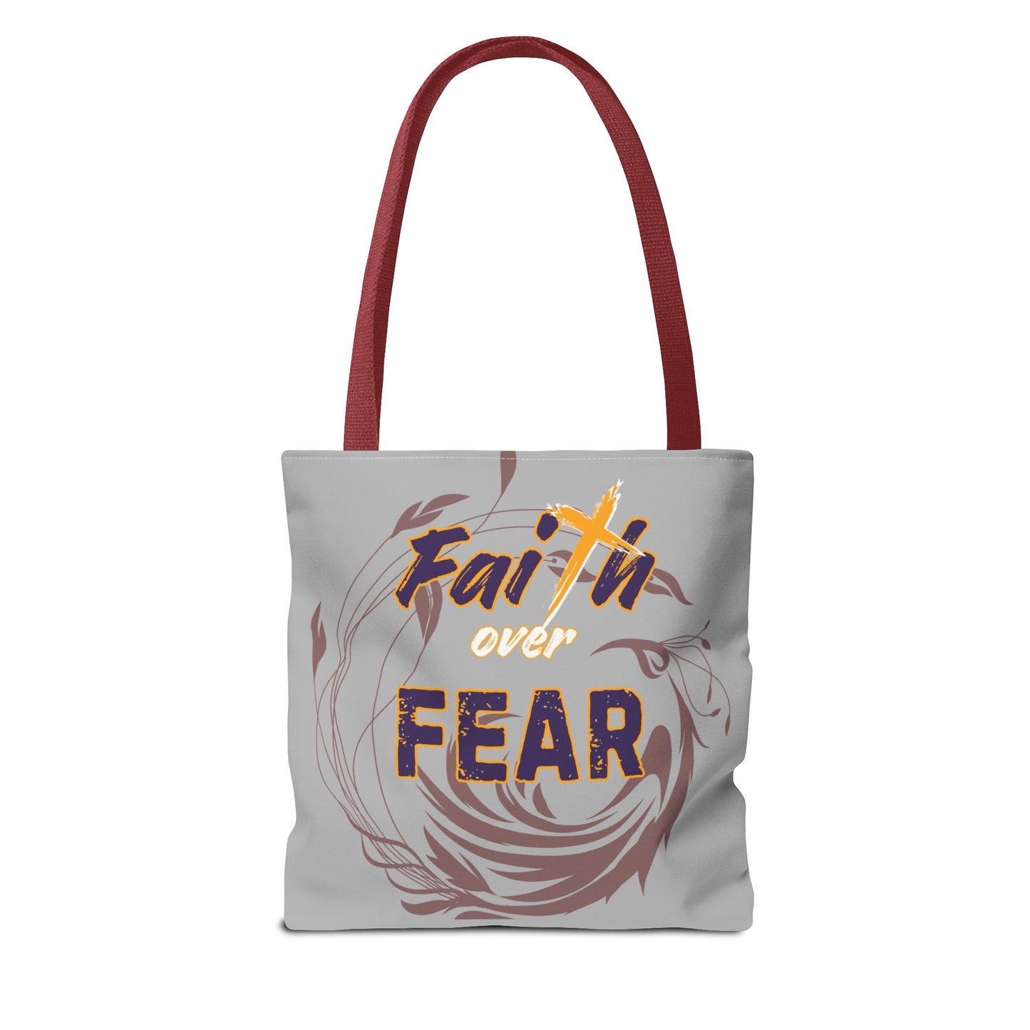 Inspirational Faith Over Fear Tote Bag