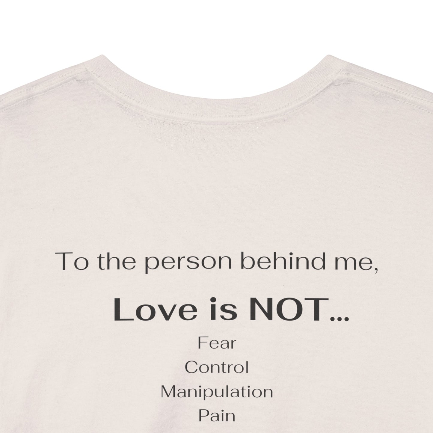 Love is NOT Unisex Heavy Cotton Tee - Motivational T-Shirt for Everyday Wear, Gift for Friends, Inspirational Apparel, Casual Fashion, [...]
