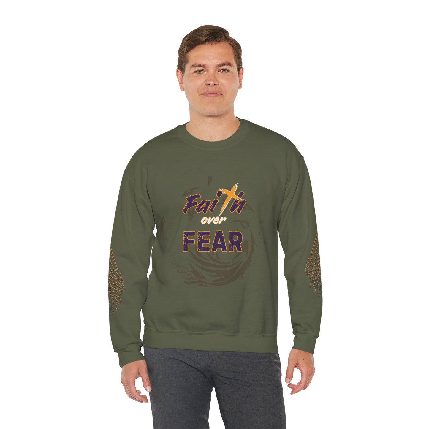 Faith Over Fear Crewneck Sweatshirt