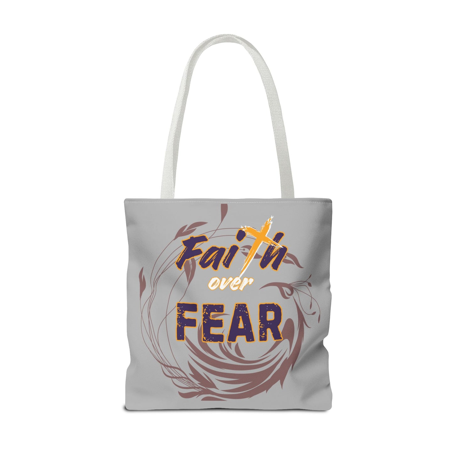 Inspirational Faith Over Fear Tote Bag