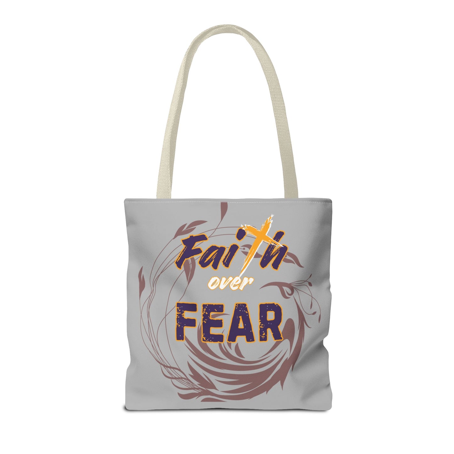 Inspirational Faith Over Fear Tote Bag
