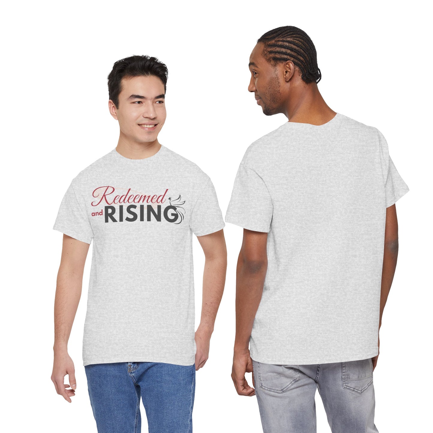 Redeemed and Rising Empowerment Tee — Rise & Thrive Collection