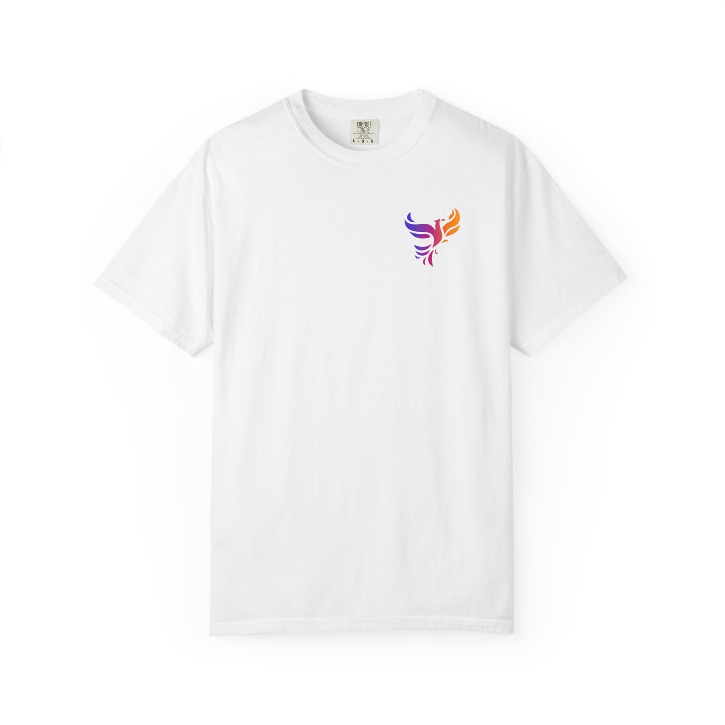 Rise & Thrive Phoenix Shirt | Christian Inspirational Tee | Romans 5:3–5 Faith Hope & Healing Shirt