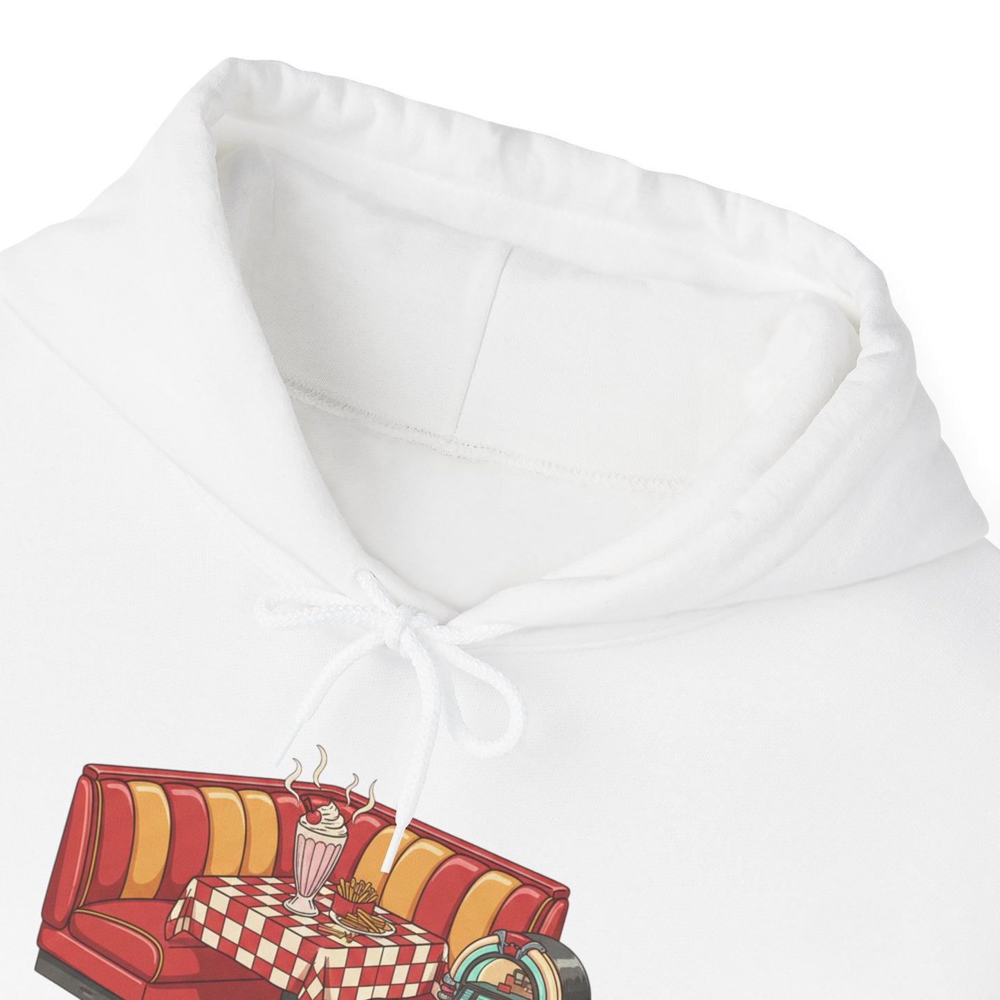Good Food and Bad Decisions, Matchbook Diner Logo Hoodie | retro diner shirt, matchbook graphic