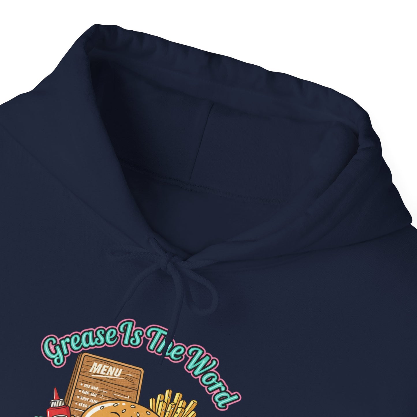 Grease is the Word, Matchbook Burger Diner Hoodie | retro diner shirt, pantry label art