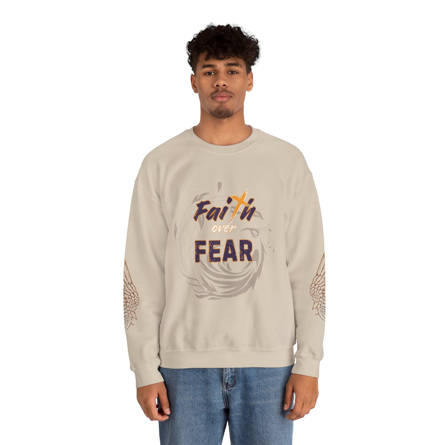 Faith Over Fear Crewneck Sweatshirt
