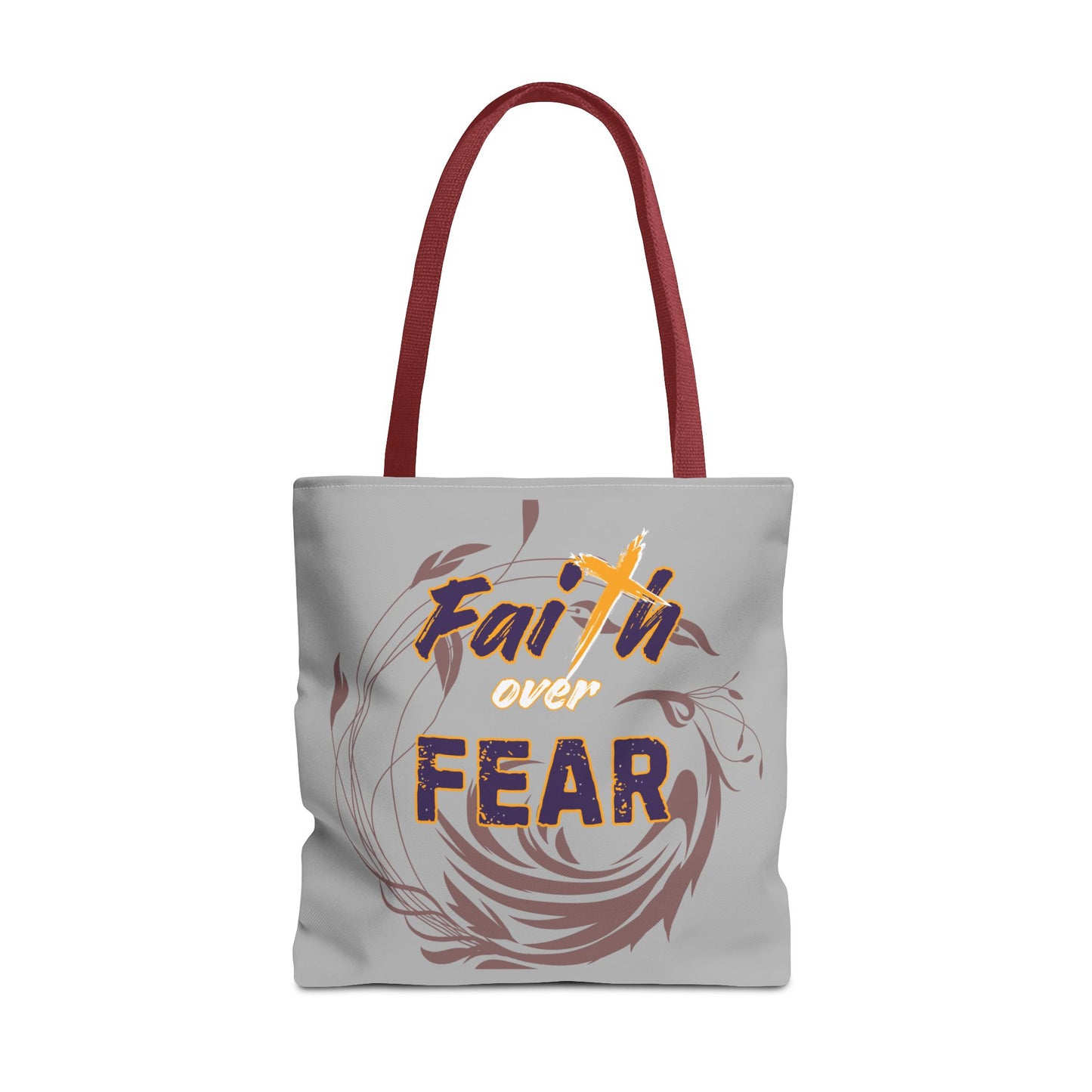 Inspirational Faith Over Fear Tote Bag