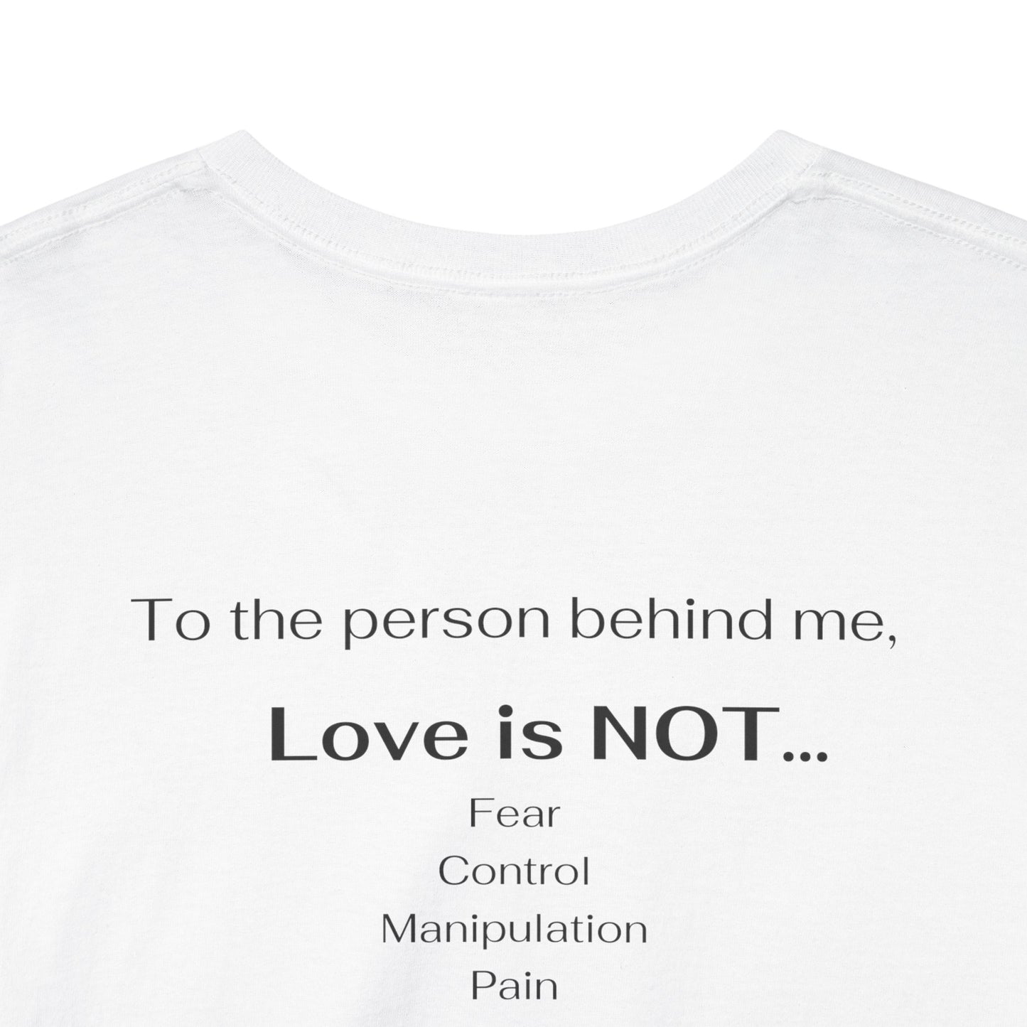 Love is NOT Unisex Heavy Cotton Tee - Motivational T-Shirt for Everyday Wear, Gift for Friends, Inspirational Apparel, Casual Fashion, [...]