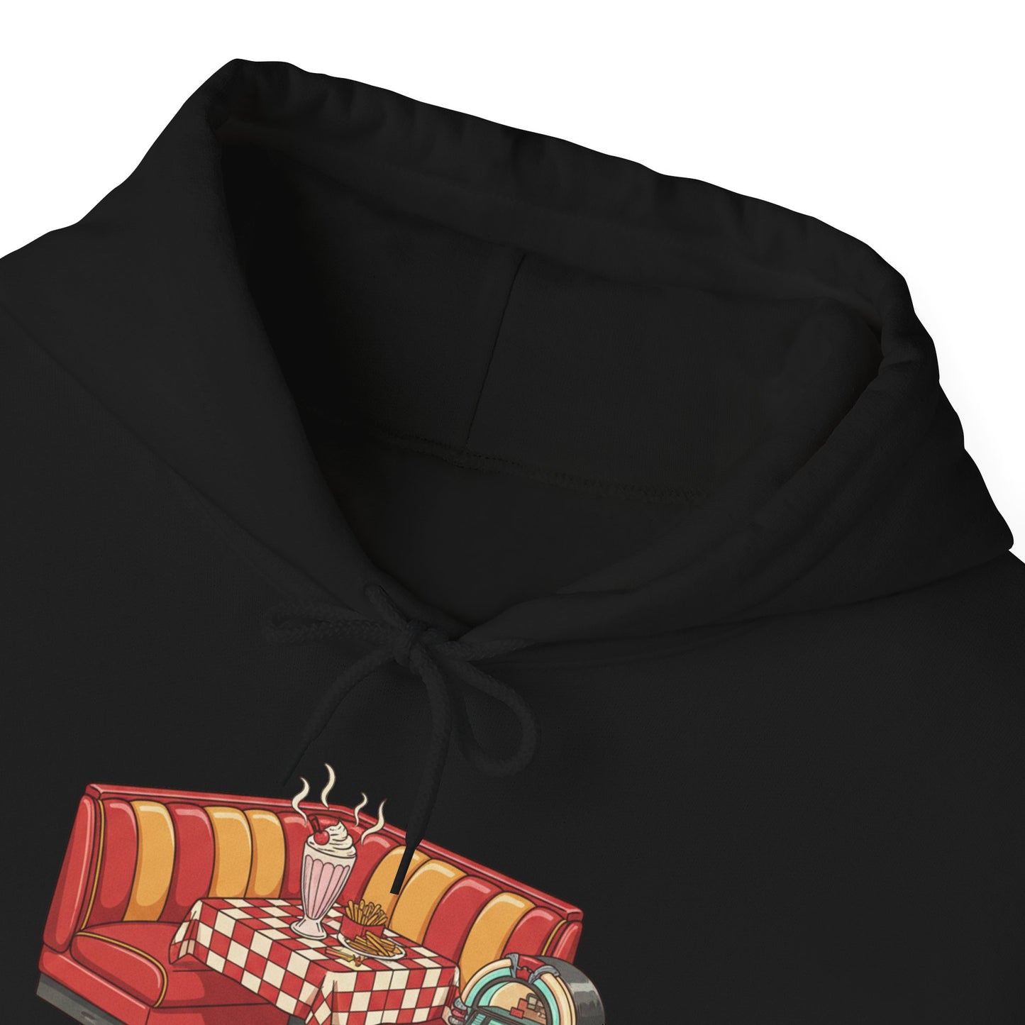 Good Food and Bad Decisions, Matchbook Diner Logo Hoodie | retro diner shirt, matchbook graphic