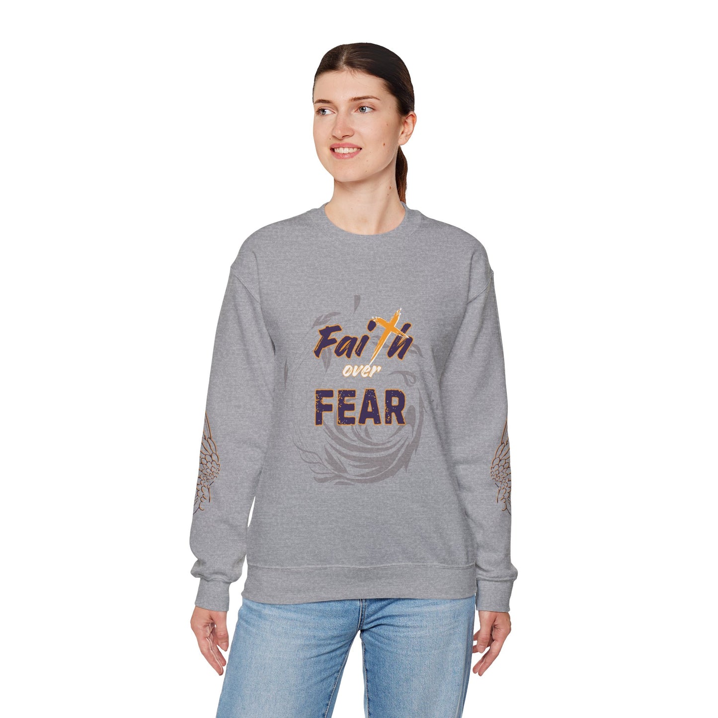 Faith Over Fear Crewneck Sweatshirt