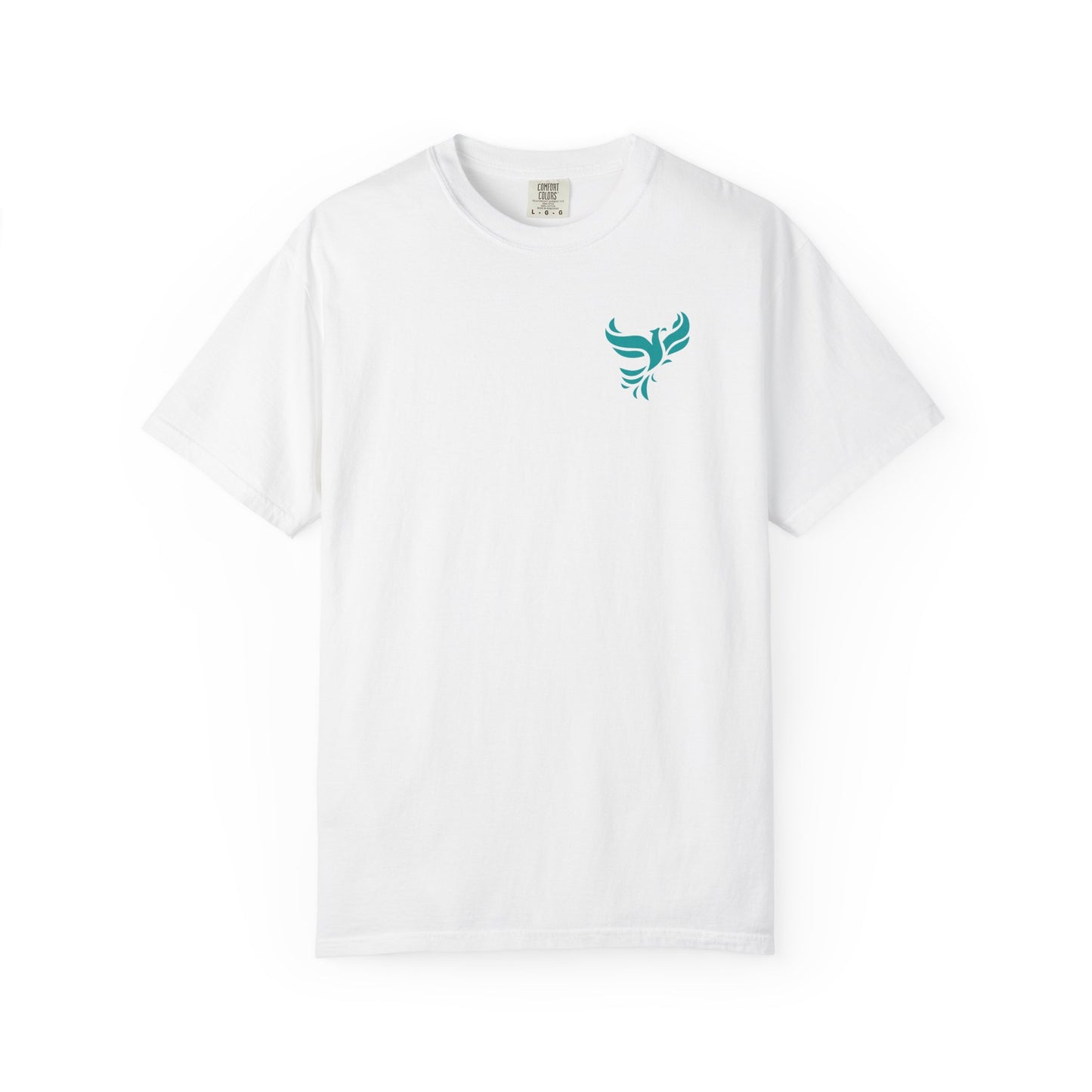 Rise and Thrive Sexual Assault Awareness Shirt | Teal Phoenix Survivor & Supporter Tee | Romans 5:3–5