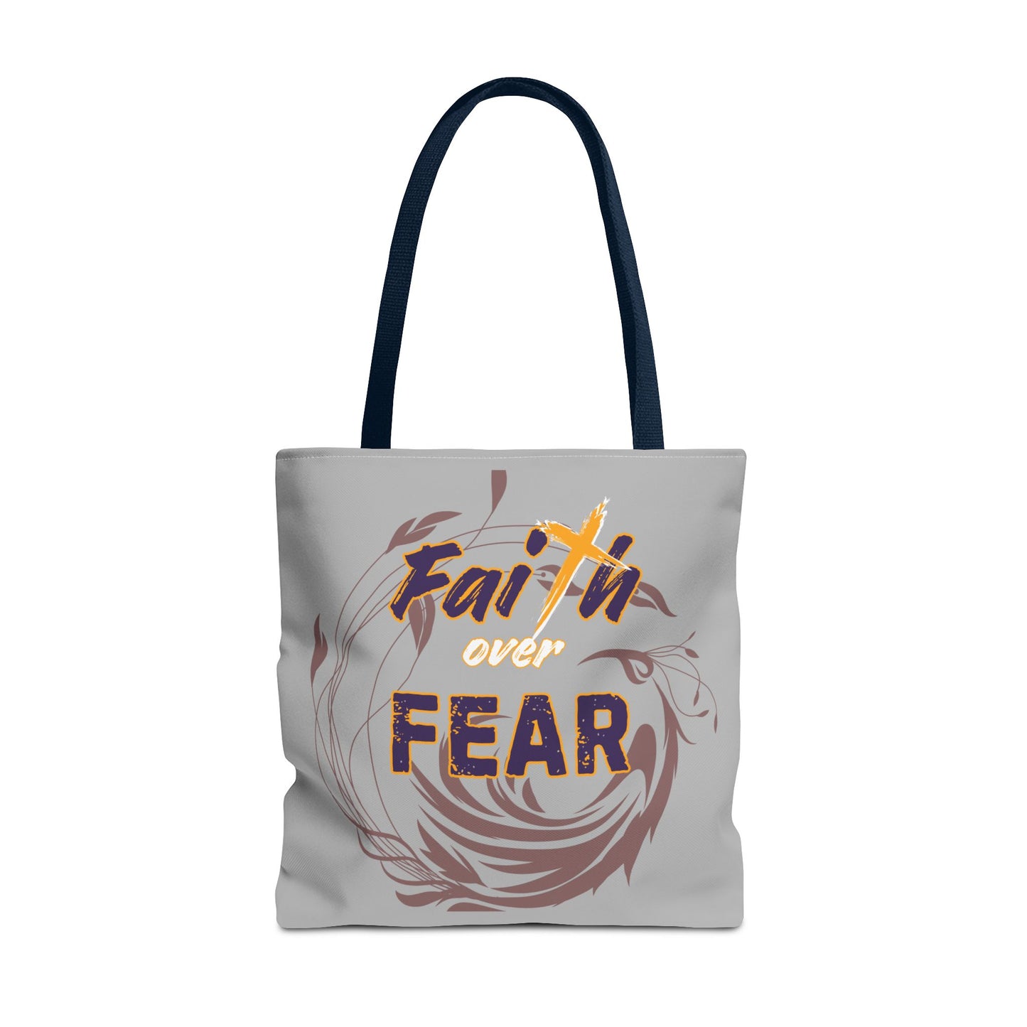 Inspirational Faith Over Fear Tote Bag